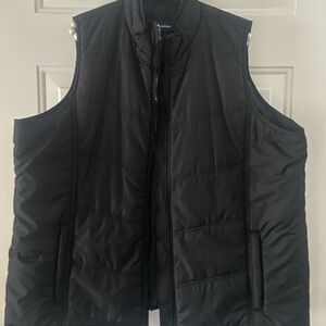 Ladies Black Quilted Puffer Vest